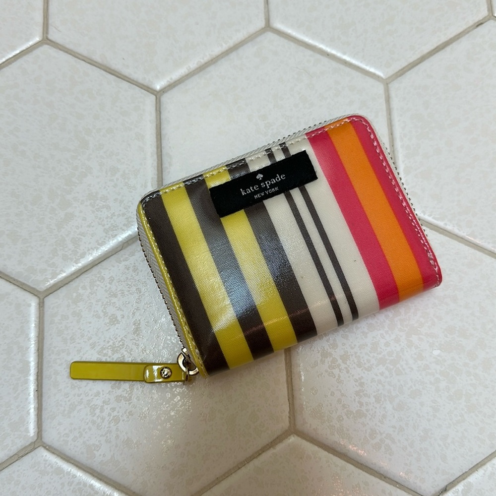 NWT Striped Kate Spade Wallet